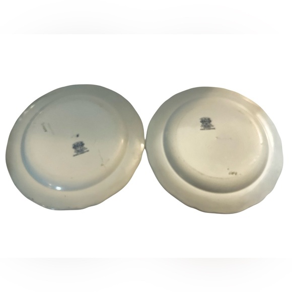 Vintage Wedgwood Etruria Poterat Floral Basket Dinner Plates Set of (4) - Picture 3 of 6